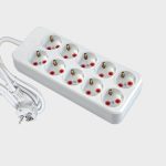 Prelungitor 2M 10P 3X1.5 cu contact de protectie