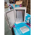 Dulap ABS 600X800X280 cu usa mata si contrapanou metalic - imagine 3