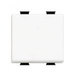 Buton cu revenire, alb Bticino- 2 modul