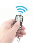 Intrerupator touch dublu + telecomanda RF, sticla securizata, alb - imagine 5