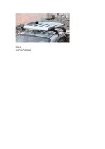Portbagaj de acoperis din aluminiu, pe bare transversale, gri,124*10.5*102.5CM - imagine 3