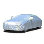 Husă Auto XXL 4 Sezoane – Anti-UV, cu Fermoar și Benzi Reflectorizante, 5.3x2.0x1.5M, Argintiu - imagine 3
