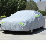 Husă Auto Aluminiu –  Anti-UV, Anti-Zgârieturi, cu Fermoar și Benzi Reflectorizante, 4.9x1.8x1.5M - imagine 6
