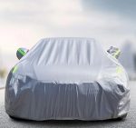 Husă Auto Aluminiu –  Anti-UV, Anti-Zgârieturi, cu Fermoar și Benzi Reflectorizante, 4.9x1.8x1.5M - imagine 3