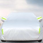 Husă Auto Aluminiu –  Anti-UV, Anti-Zgârieturi, cu Fermoar și Benzi Reflectorizante, 4.9x1.8x1.5M