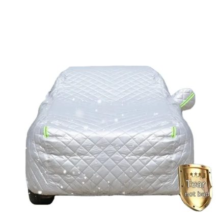 Husă Auto Premium 5 Straturi – Pânză Oxford, Anti-UV, 4.5M, Culoare Argintie