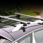 Set 2 bare transversale din aluminiu, 110 cm, argintiu