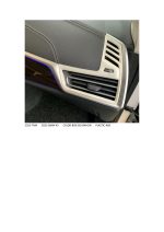 Set ornamente grile ventilație bord BMW X5 G05 (2019–2023) – finisaj Carbon, ABS, stânga + dreapta