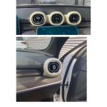 Capace Aeratoare Argintii – Mercedes C-Class 2022+ W206, Set 5 Buc, ABS Interior Elegant