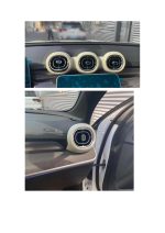 Capace Aeratoare Argintii – Mercedes C-Class 2022+ W206, Set 5 Buc, ABS Interior Elegant