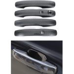 Capace Mânere Uși Fibră de Carbon – Ford Ranger (2023+) – Set 4 Uși, Stil Sport Carbon Look