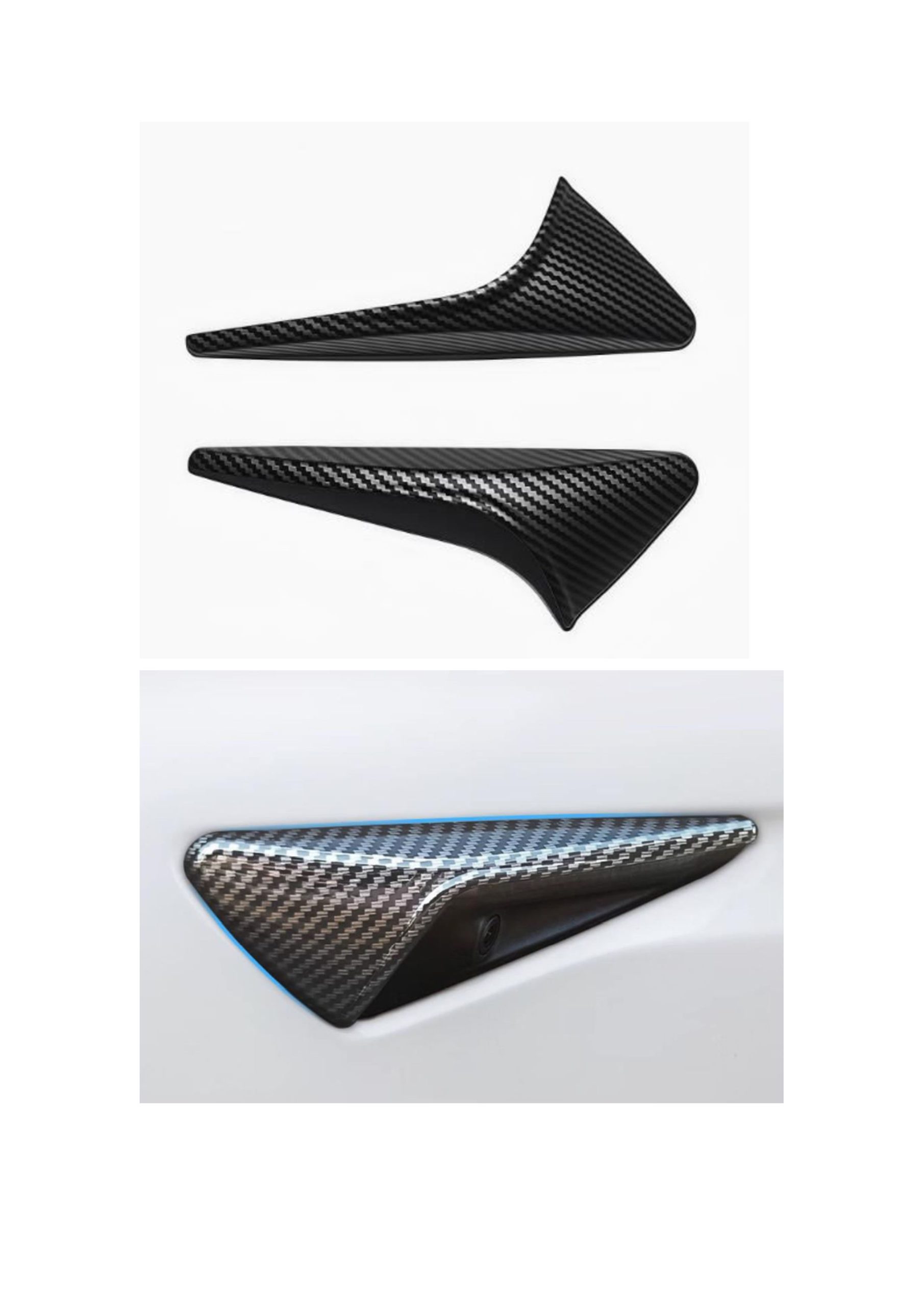 Capace semnalizăricamere carbon – Tesla Model 3 (set 2 bucăți) Capace semnalizări/camere carbon – Tesla Model 3 (set 2 bucăți) - imagine 1