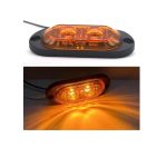 Lampă LED de semnalizare galbenă, 12-24V, pentru autovehicule comerciale