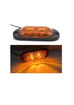 Lampă LED de semnalizare galbenă, 12-24V, pentru autovehicule comerciale