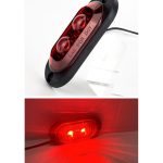 Lampă LED de semnalizare rosie, 12-24V, pentru autovehicule comerciale