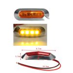 Lampă LED poziție spate 12-24V, carcasă ABS+PC, culoare roșie