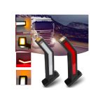 Lampă poziție laterală camioane și remorci LED, lumină albă/roșie/galbenă, 12-24V, set 2 bucăți