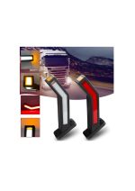 Lampă poziție laterală camioane și remorci LED, lumină albă/roșie/galbenă, 12-24V, set 2 bucăți