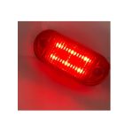 Lumină LED Roșie de Semnalizare Spate 12-24V, 12 LED-uri SMD, IP67, Set 4 Bucăți