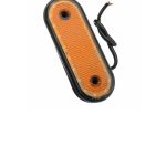 Lumină LED ovală galbena, 20 LED, 12-24V, IP67, 4 bucăți