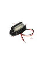 Lumină LED plăcuță înmatriculare 12–24V – 6 LED, 2 bucăți, universală pentru camion/remorcă/autovehicul - imagine 3