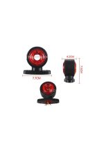 Lumină LED poziție laterală QH180 – 16 LED-uri, 12-24V, dublă culoare roșu/galben, carcasă compactă - imagine 3