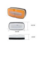 Lumină Laterală LED Galbenă pentru Camion, 28 LED-uri, 12-24V, Set 4 Bucăți