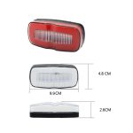 Lumină Laterală LED Roșie pentru Camion, 28 LED-uri, 12-24V, Set 4 Bucăți