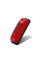 Lumină Laterală LED Roșie pentru Camion, 3 LED-uri, 12-24V, Cablu 25cm, Set 4 Bucăți