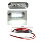 Lumină laterală LED pentru camion, 4 LED-uri, carcasă galvanizată
