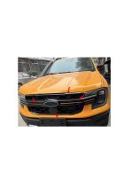 Ornament Grilă DRL Fibră de Carbon – Ford Ranger (2023+) – Accesoriu LED Daylight Cover