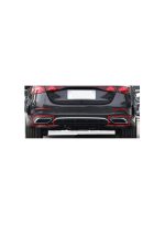 Ornamente Evacuare Crom – Mercedes-Benz (Capace Decorative Bara Spate) - imagine 2