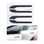 Ornamente mânere uși negru mat – Tesla Model Y (set 4 bucăți)