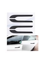 Ornamente mânere uși negru mat – Tesla Model Y (set 4 bucăți)