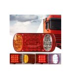 Lampă Spate LED Multifunțională pentru Camion/Remorcă, 12-24V, 32 LED-uri, 4 Funcții