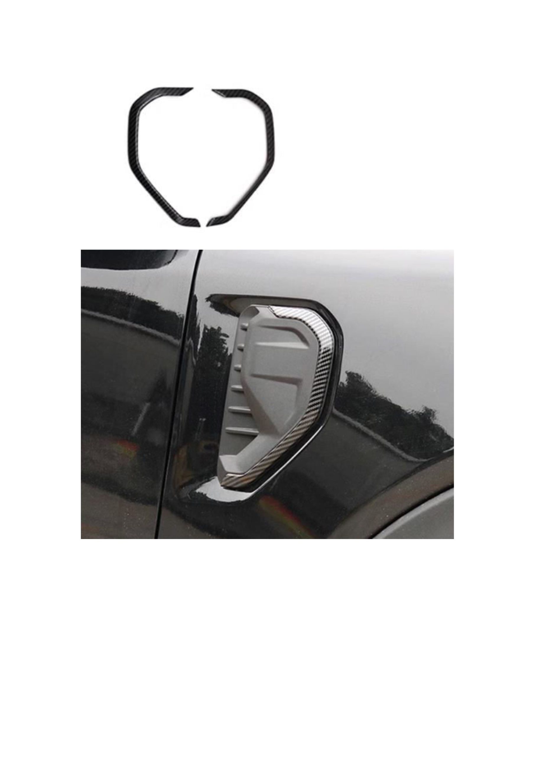 Ramă Decorativă Fender din Fibră de Carbon – Ford Ranger Raptor (2023 ...