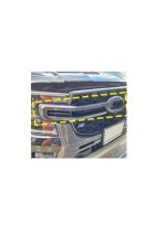 Ramă Grilă Frontală Fibră de Carbon – Ford Ranger (2023+) – Accesoriu LED/DRL Carbon Look - imagine 3