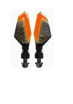 Semnalizatoare LED pentru motocicletă, efect roșu, 22 LED, lumină dublă - imagine 2