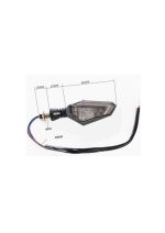 Semnalizatoare LED pentru motocicletă, efect roșu, 22 LED, lumină dublă - imagine 4