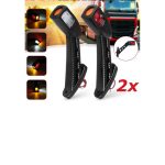 Set 2 Lămpi Laterale LED 3 Culori – 24V, Iluminare pe 3 Laturi pentru Camion, Remorcă