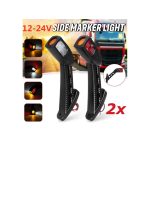 Set 2 Lămpi Laterale LED 3 Culori – 24V, Iluminare pe 3 Laturi pentru Camion, Remorcă