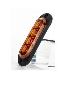 Set 4 Lumini LED Galben Deschis 12-24V pentru Camioane, Remorci, Autovehicule - imagine 2