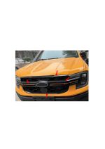 Set Ornamente Grilă Frontală Negru Lucios – Ford Ranger (2023+) – Design Stealth Full Black