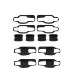 Set Ornamente Interior Mânere Uși – Fibră de Carbon – Ford Ranger (2023+) – 12 Piese