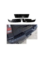 Set Protecții Metalice Bara Spate – Ford Ranger (2023+) – Finisaj Fibră de Carbon, Design Sport - imagine 3