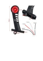 Set lumini laterale LED 28 bucăți, 2 fețe, roșu + alb, 24V, pentru camioane - imagine 4