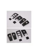 Set ornamente carbon interior uși – Tesla Model Y (8 piese)