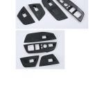 Set ornamente comenzi geamuri BMW X3 G01 (2018–2023) – 4 uși, finisaj Carbon, ABS