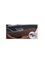 Set ornamente comenzi geamuri BMW X3 G01 (2018–2023) – 4 uși, finisaj Lemn Negru, ABS - imagine 2
