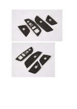 Set ornamente comenzi geamuri BMW X3 G01 (2018–2023) – 4 uși, finisaj Lemn Negru, ABS
